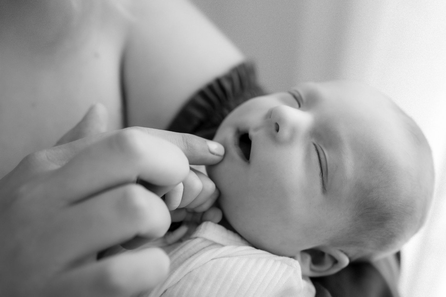 In-home newborn photography in Moore County, NC