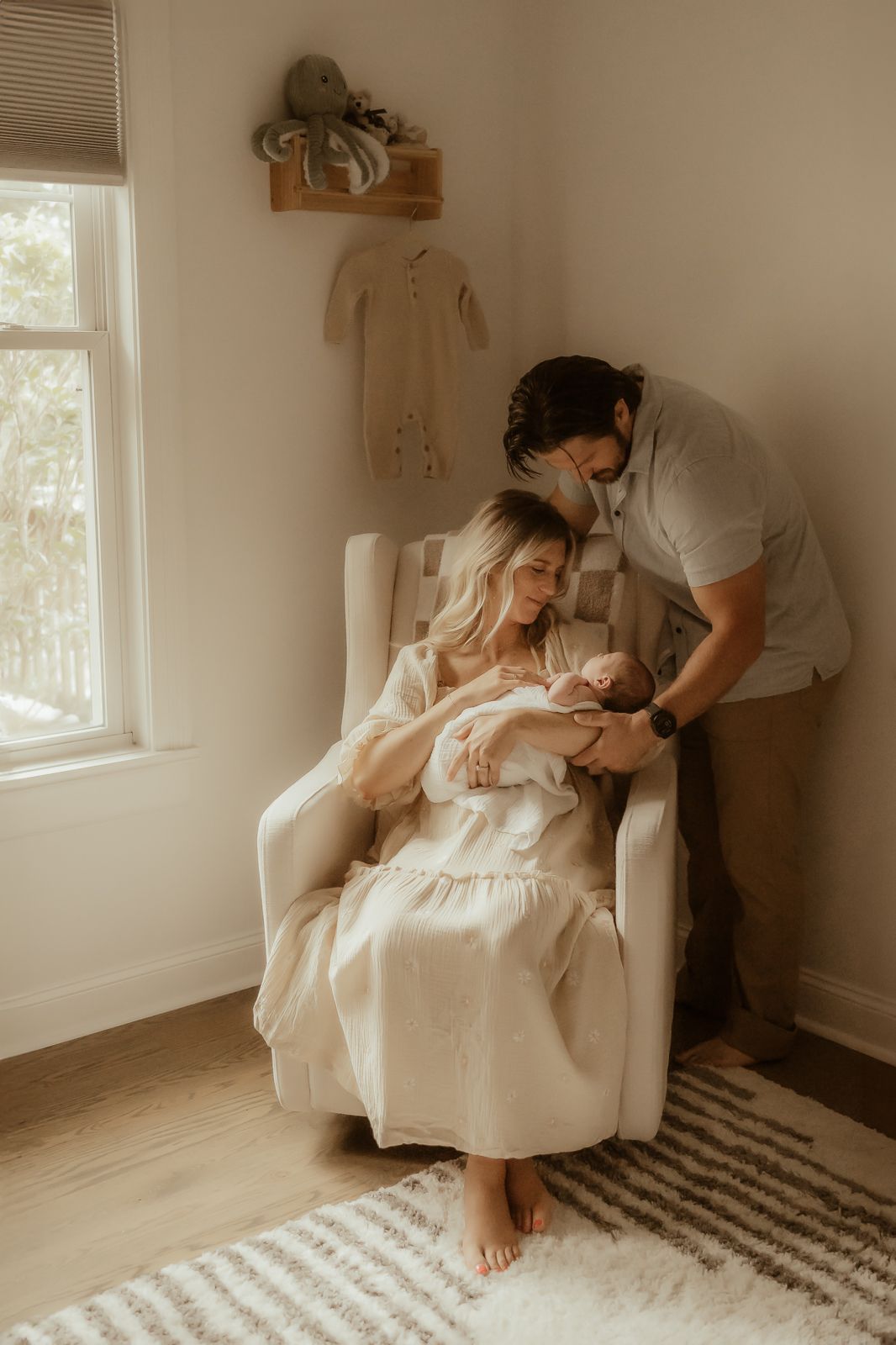 In-home newborn photography in Moore County, NC