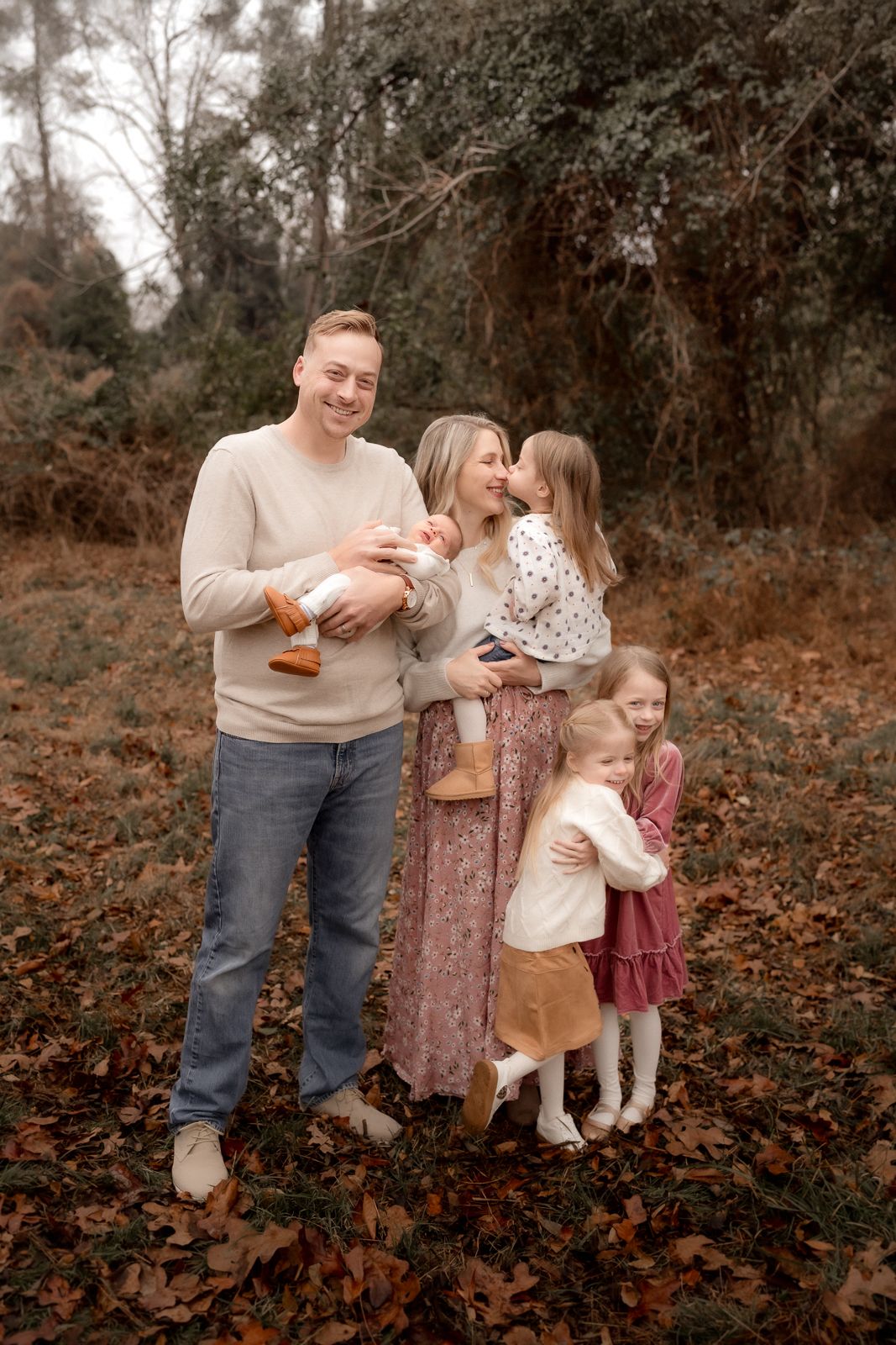 Outdoor family photography in Moore County, NC