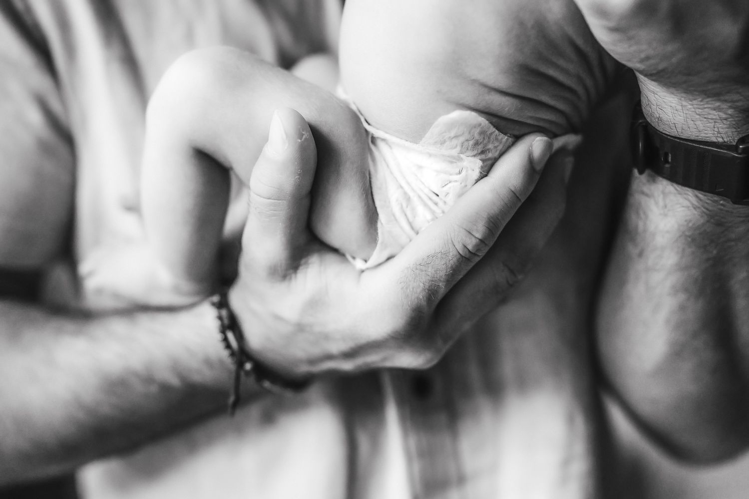 In-home newborn photography in Moore County, NC