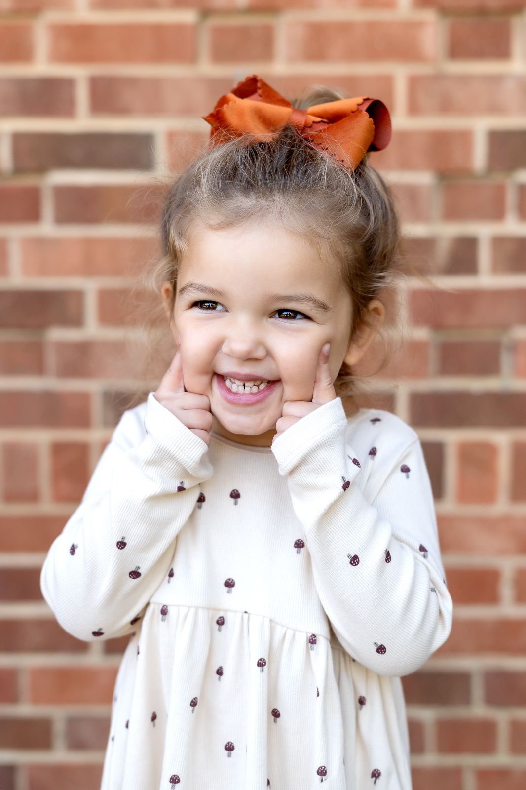 Outdoor preschool portraits in Moore County, NC