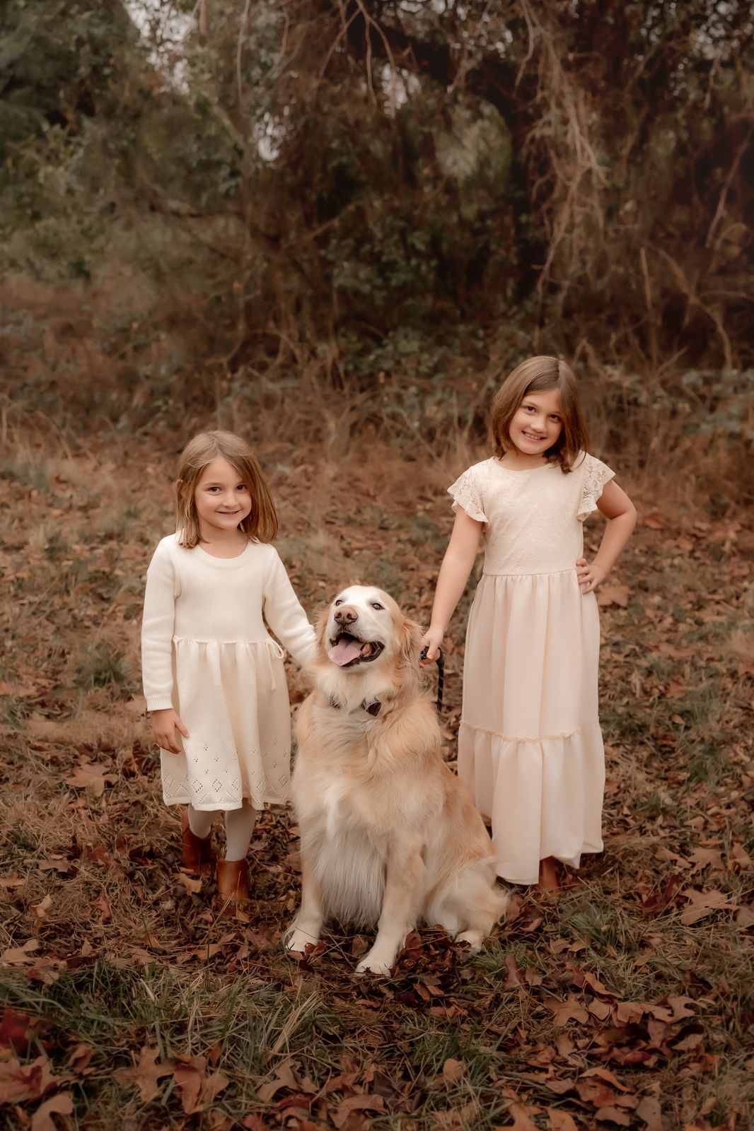 Outdoor family photography in Moore County, NC