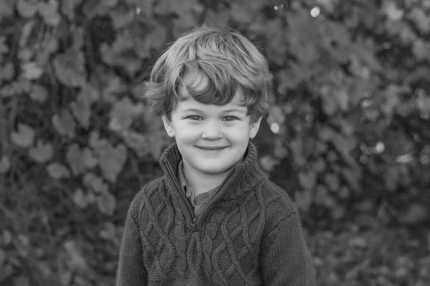 Outdoor preschool portraits in Moore County, NC