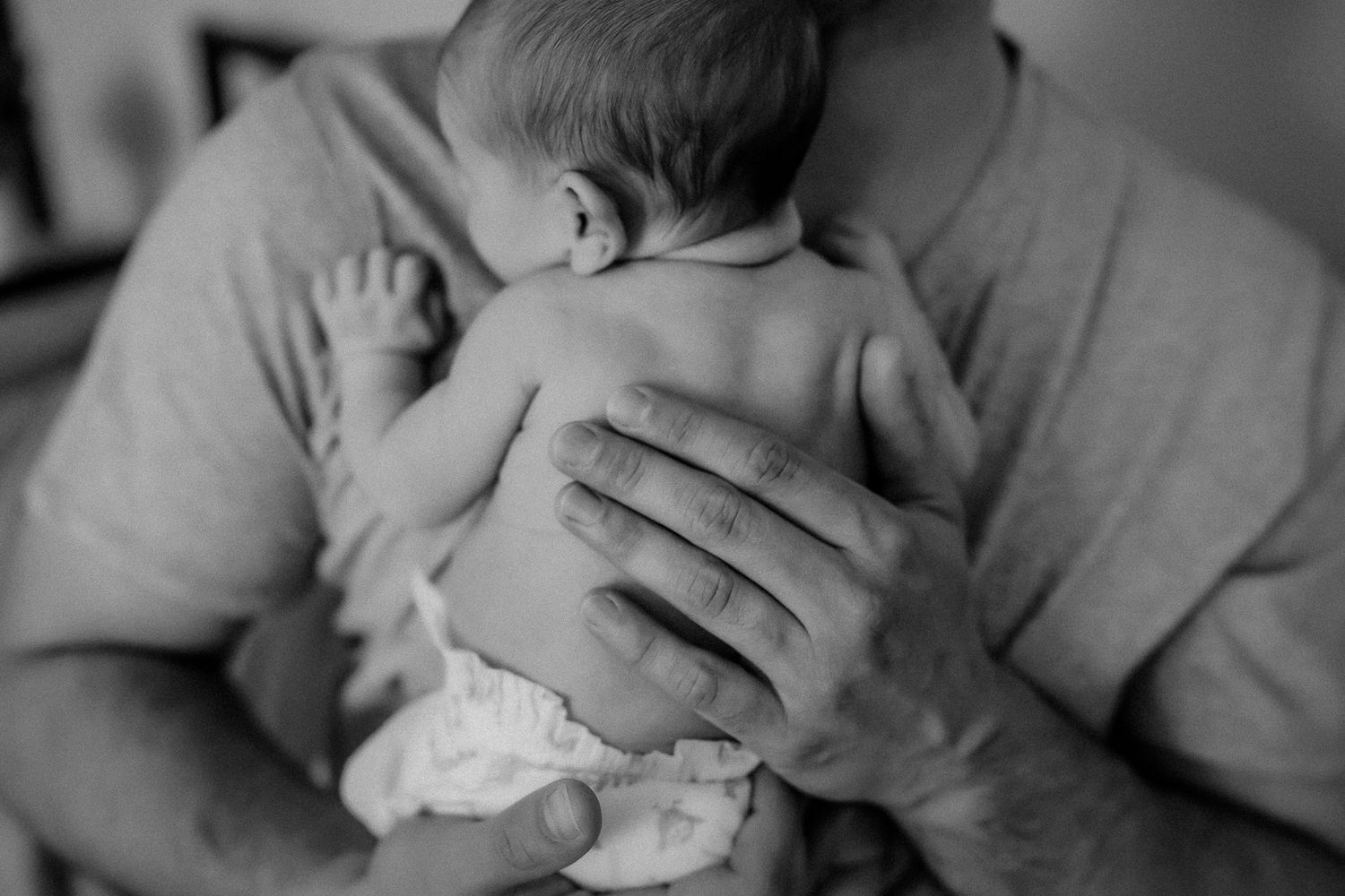 In-home newborn photography in Moore County, NC