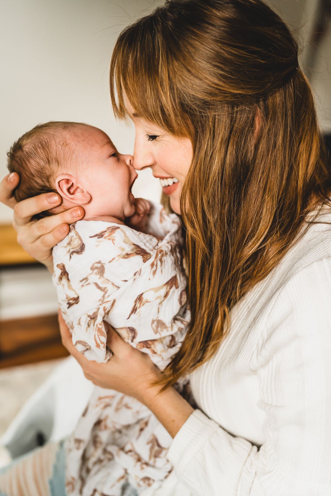 In-home newborn photography in Moore County, NC
