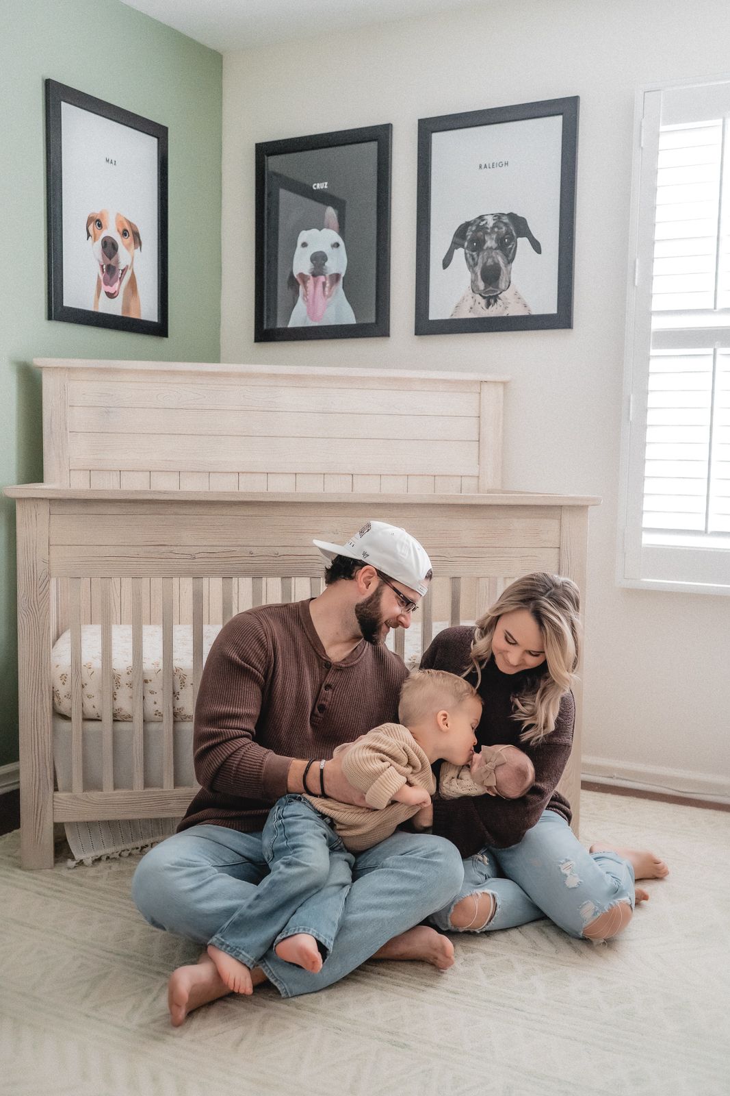 In-home newborn photography in Moore County, NC