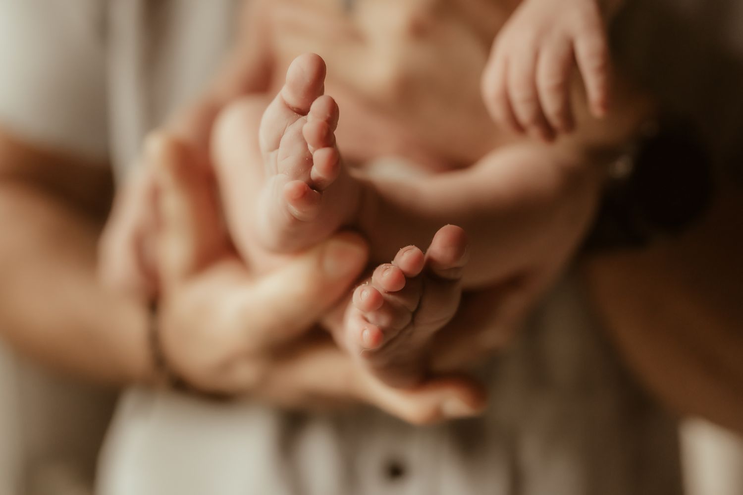 In-home newborn photography in Moore County, NC