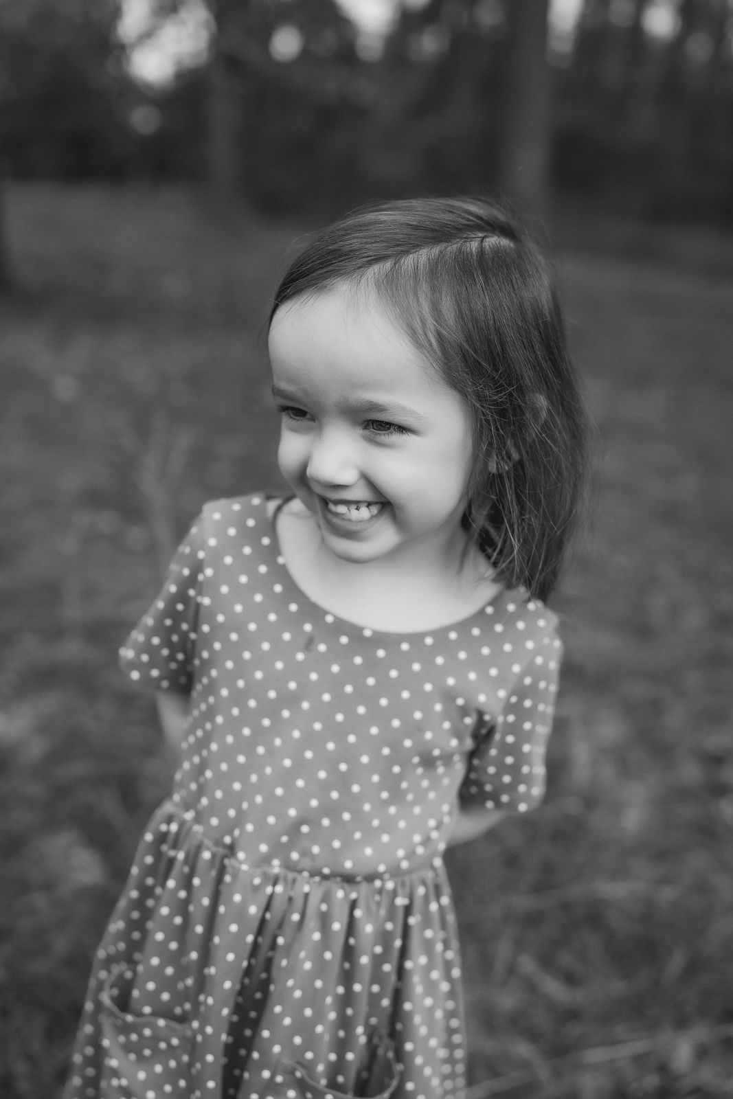 Outdoor preschool portraits in Moore County, NC