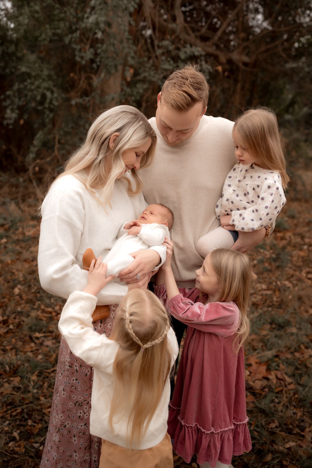 Outdoor family photography in Moore County, NC