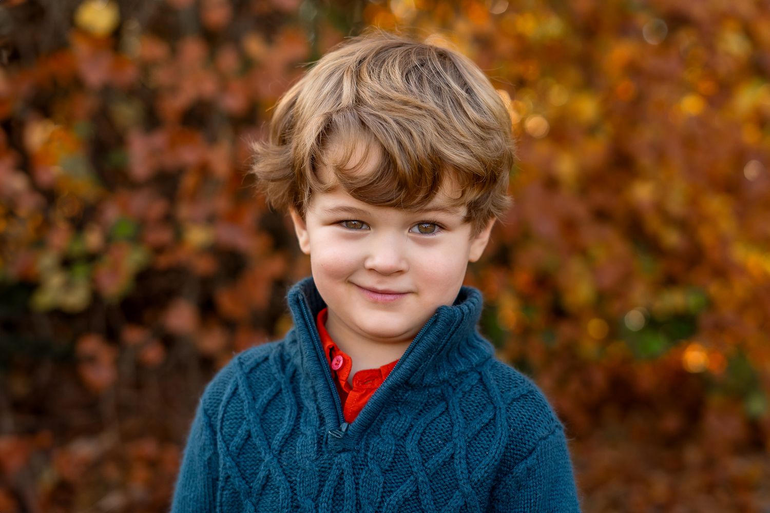 Outdoor preschool portraits in Moore County, NC