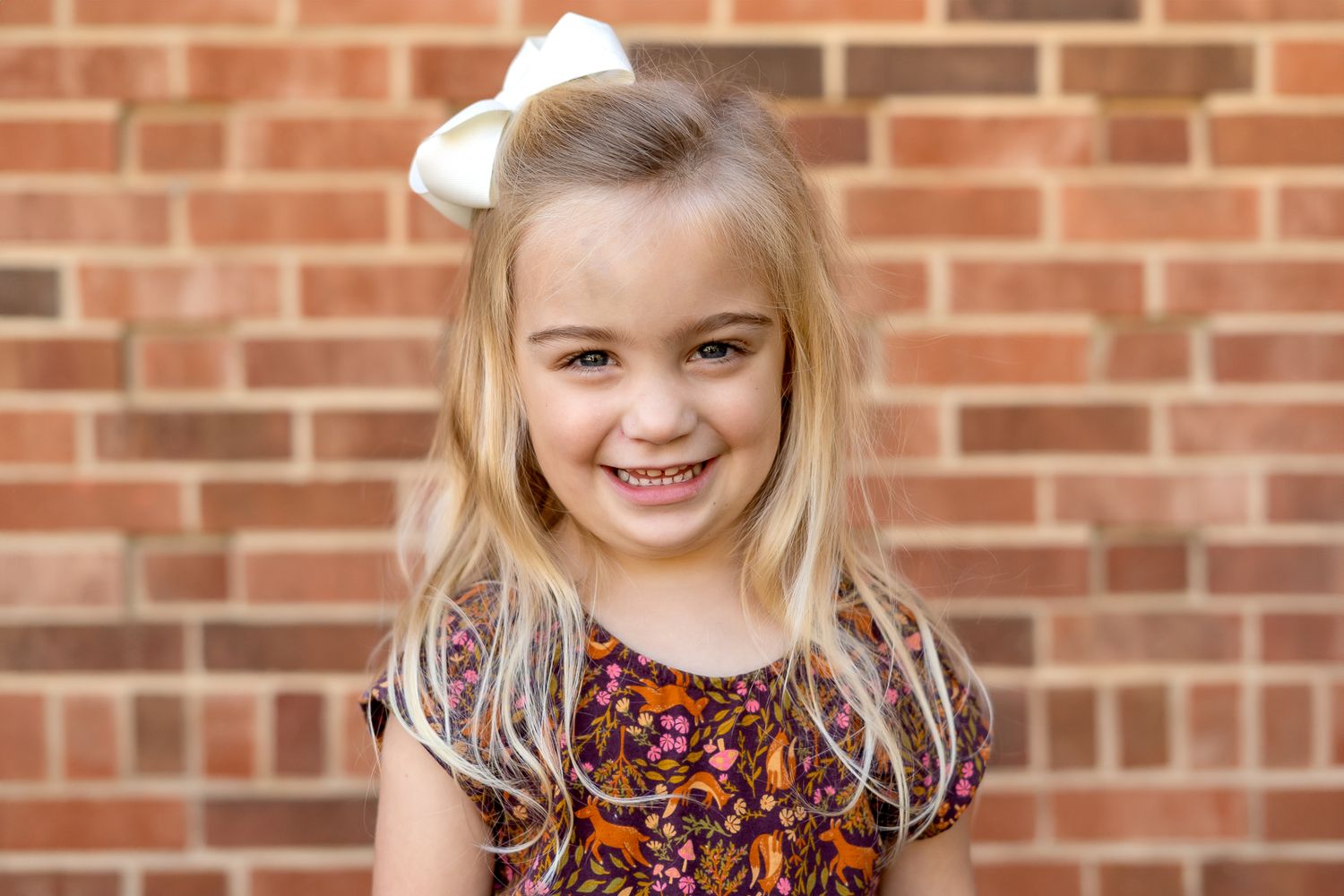 Outdoor preschool portraits in Moore County, NC