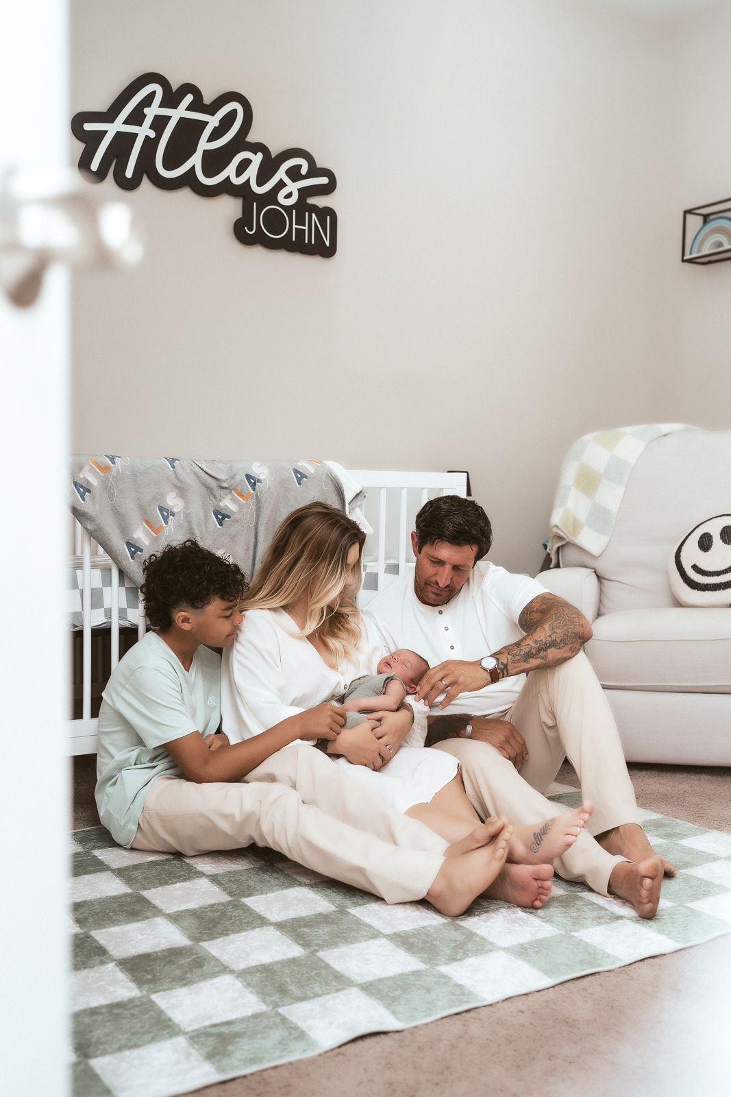 In-home newborn photography in Moore County, NC