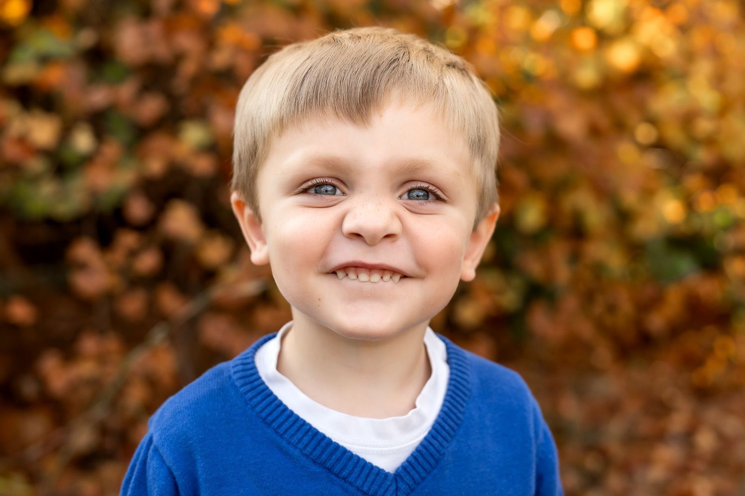 Outdoor preschool portraits in Moore County, NC