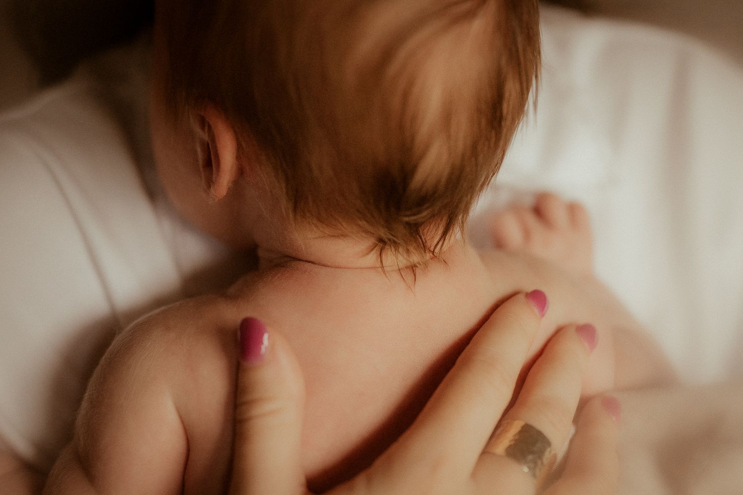 In-home newborn photography in Moore County, NC