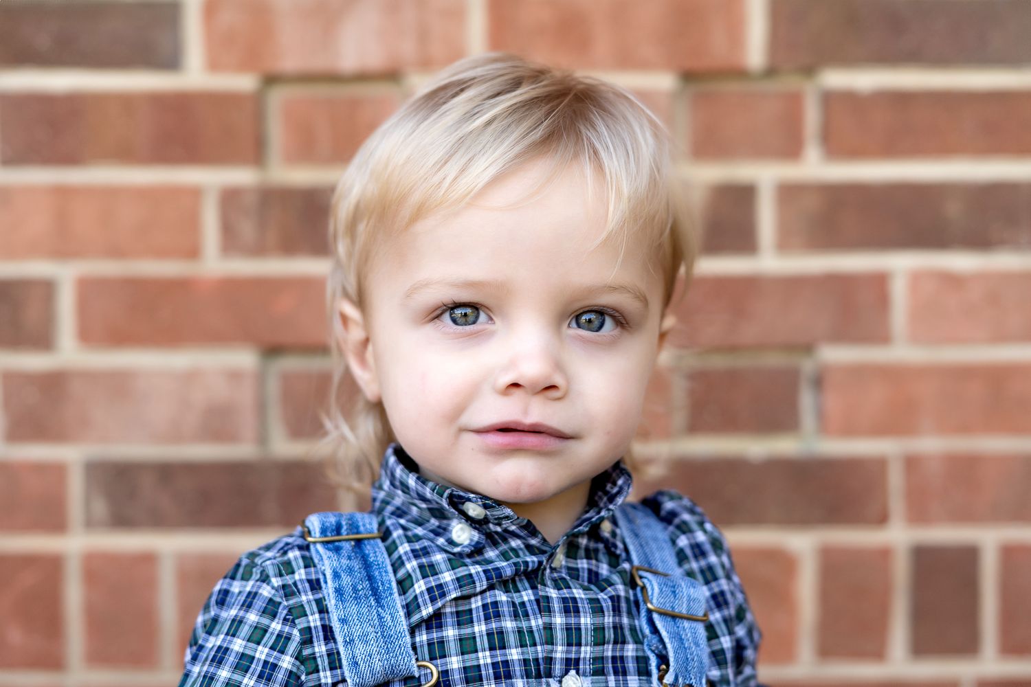 Outdoor preschool portraits in Moore County, NC