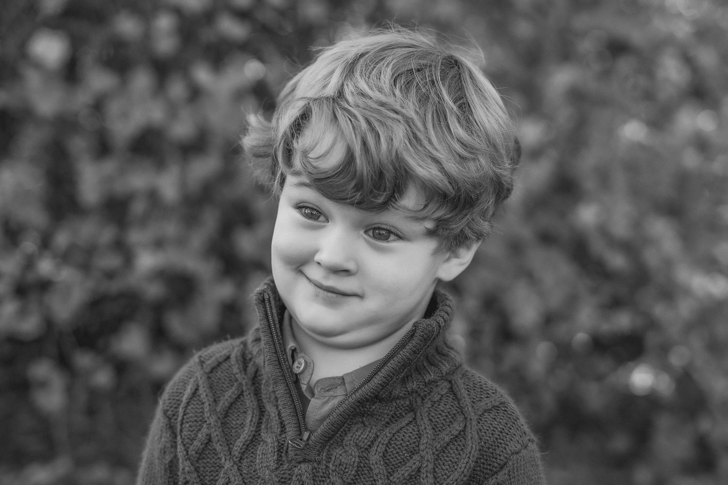 Outdoor preschool portraits in Moore County, NC