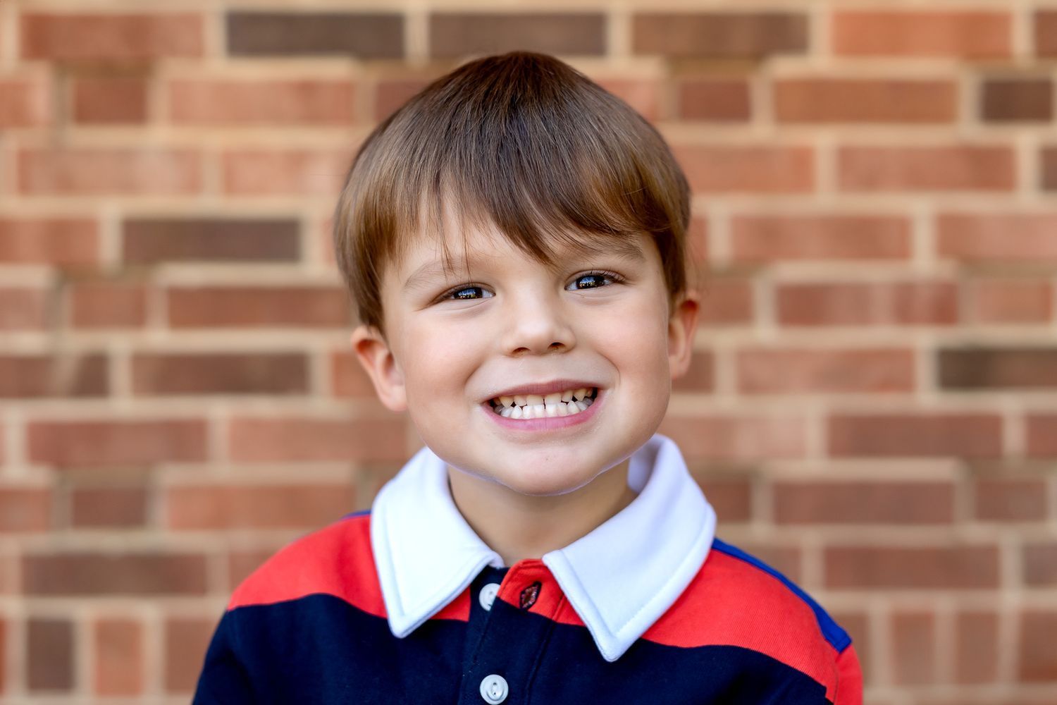 Outdoor preschool portraits in Moore County, NC