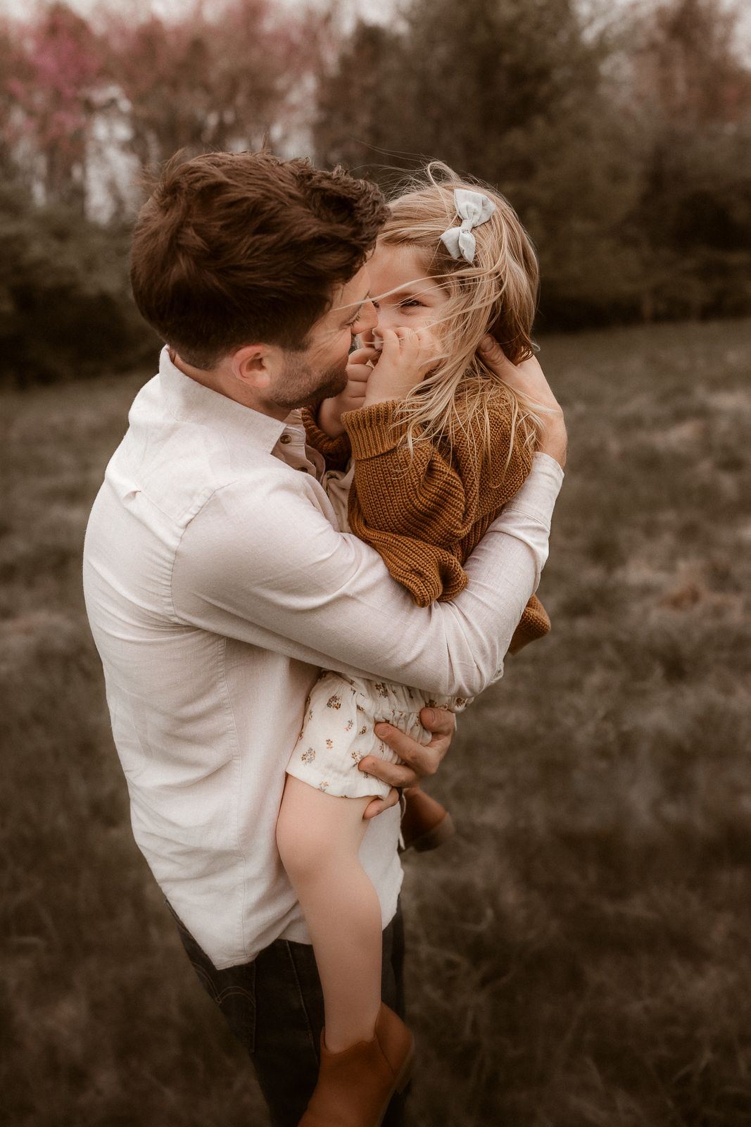 Outdoor family photography in Moore County, NC