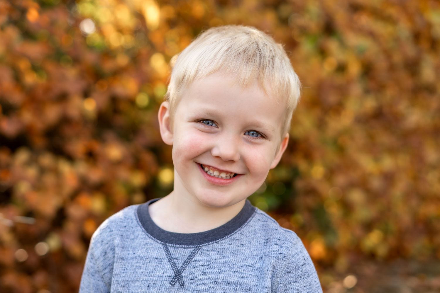 Outdoor preschool portraits in Moore County, NC