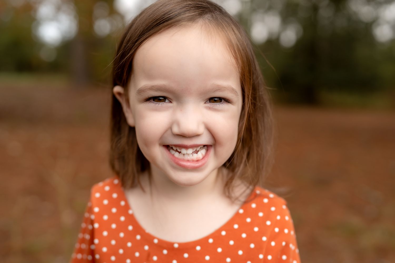 Outdoor preschool portraits in Moore County, NC
