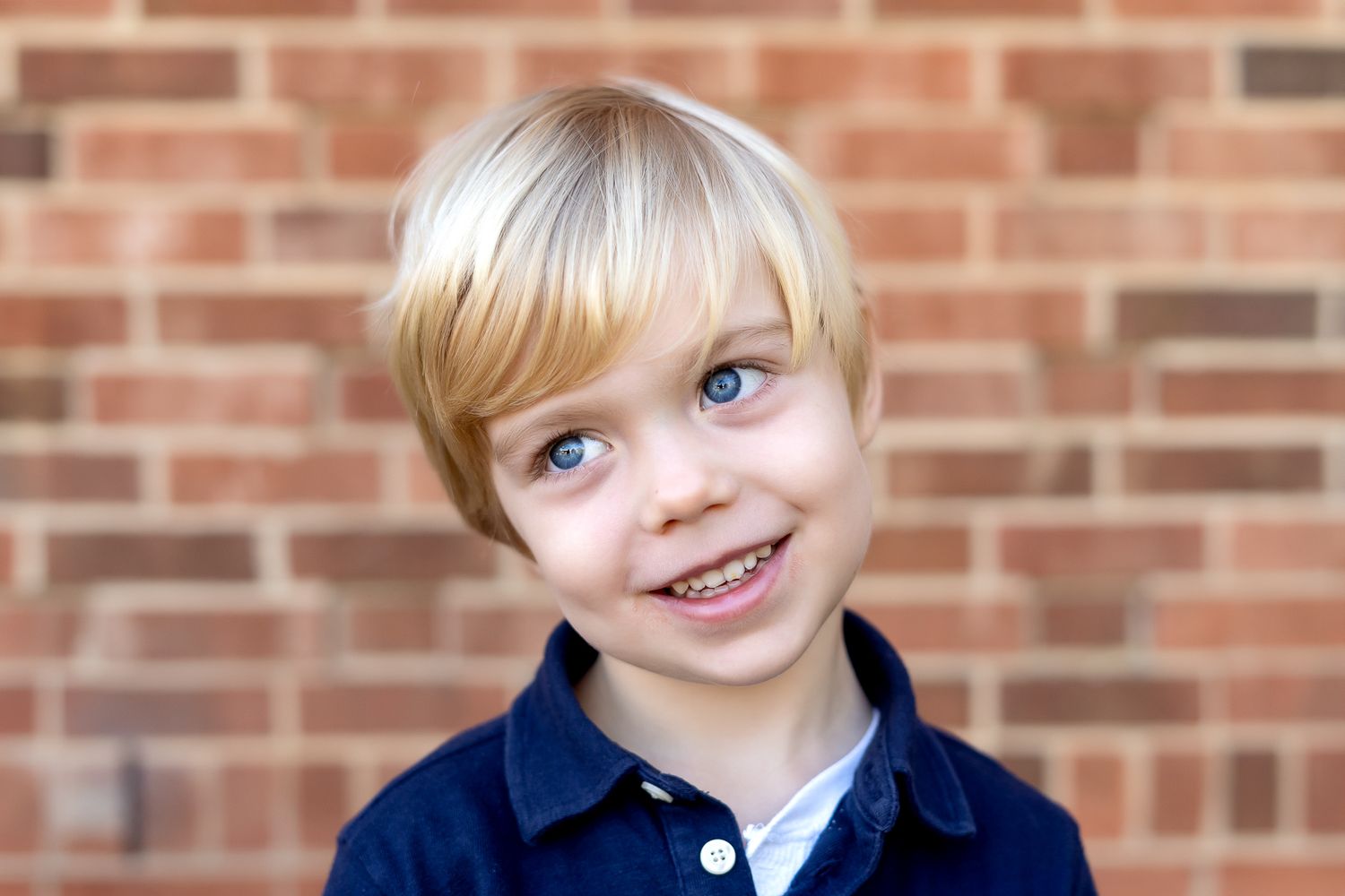 Outdoor preschool portraits in Moore County, NC