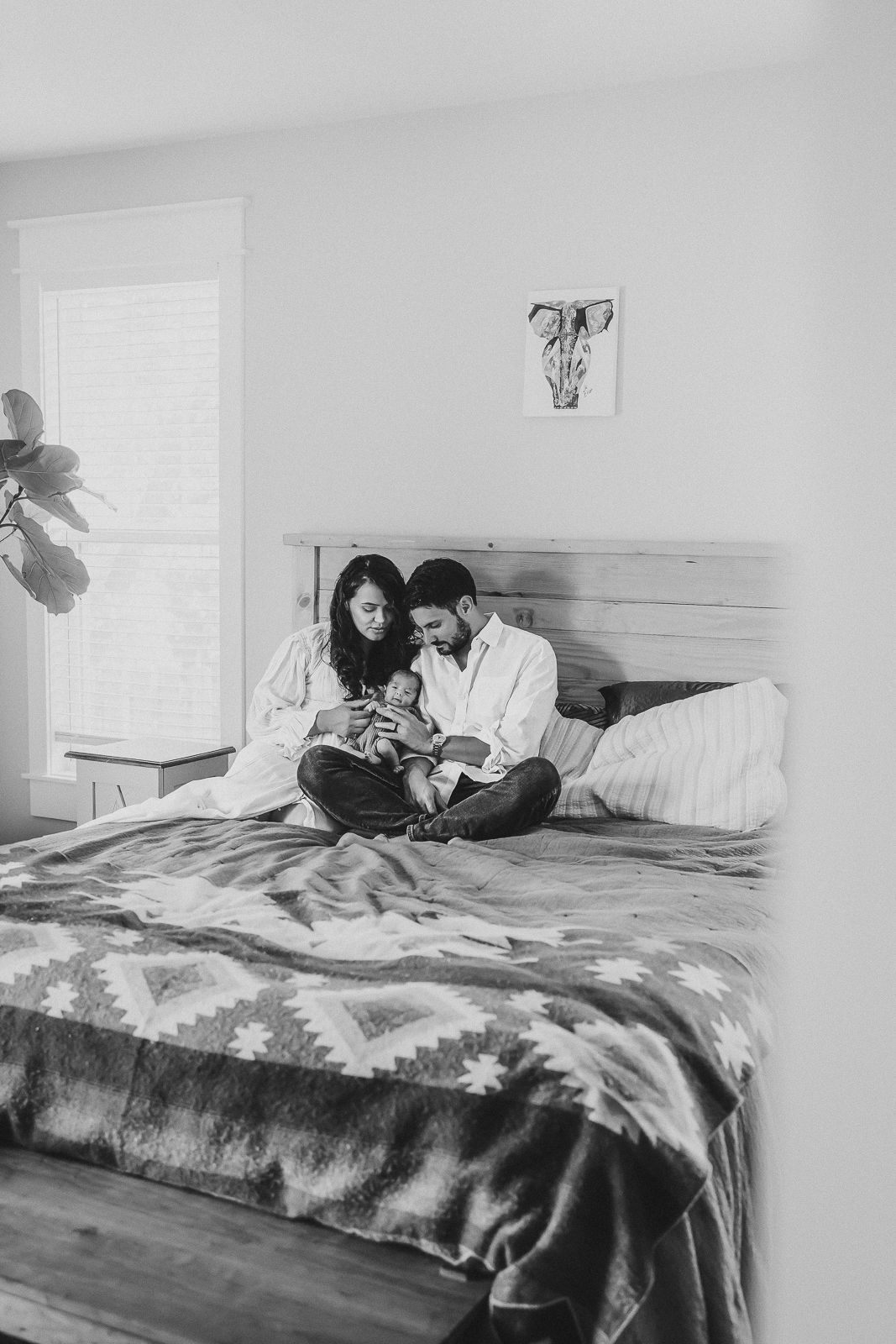 In-home newborn photography in Moore County, NC