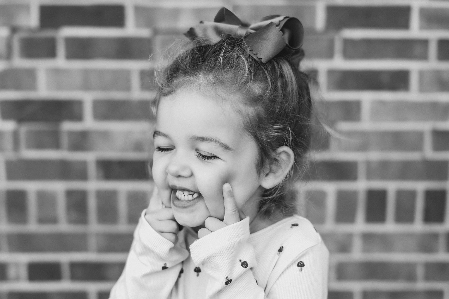 Outdoor preschool portraits in Moore County, NC