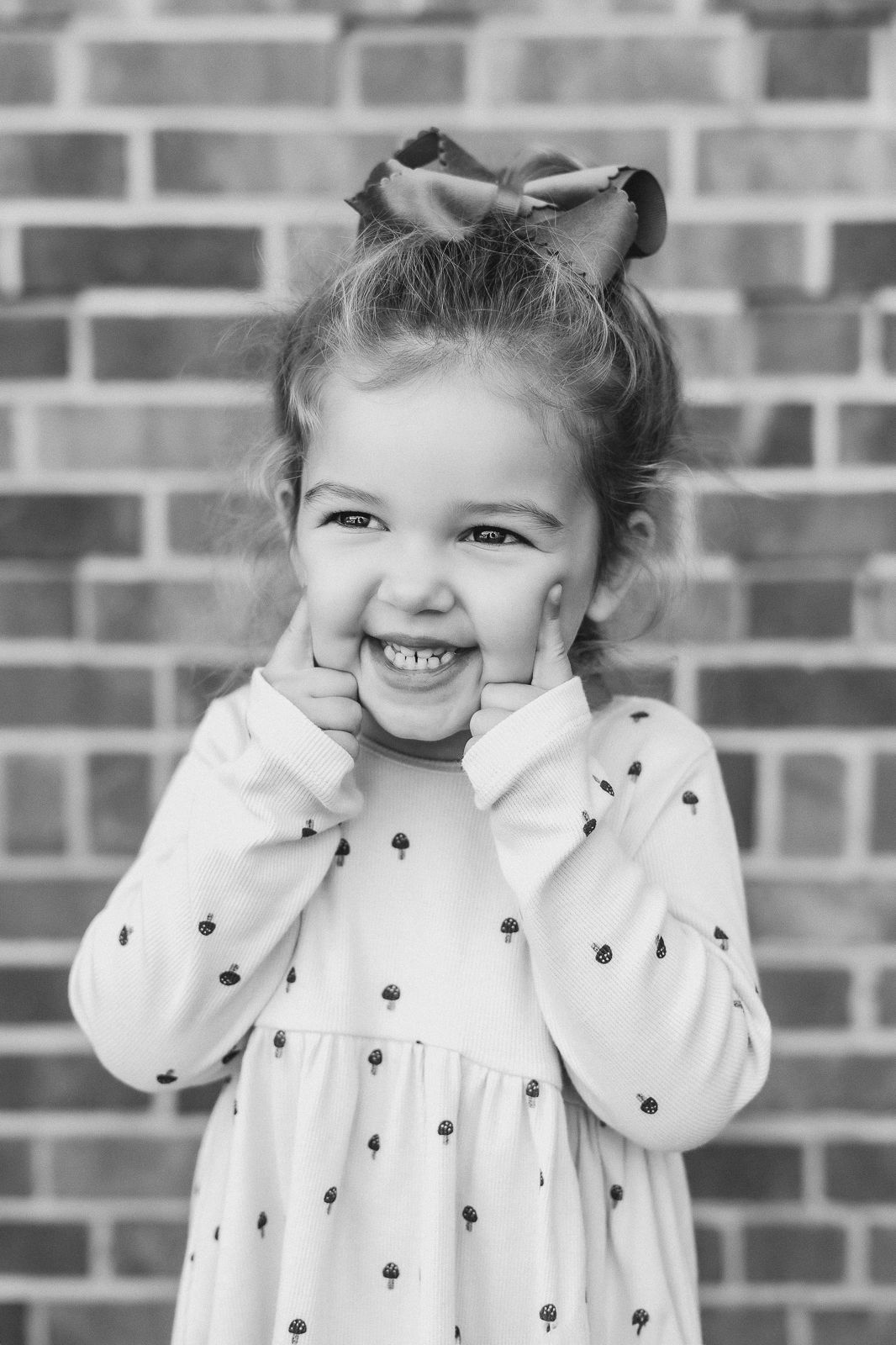 Outdoor preschool portraits in Moore County, NC