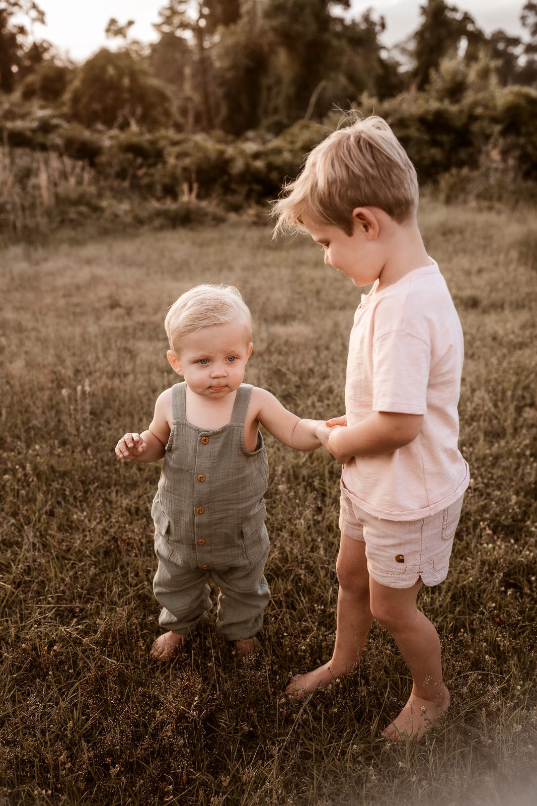 Outdoor family photography in Moore County, NC