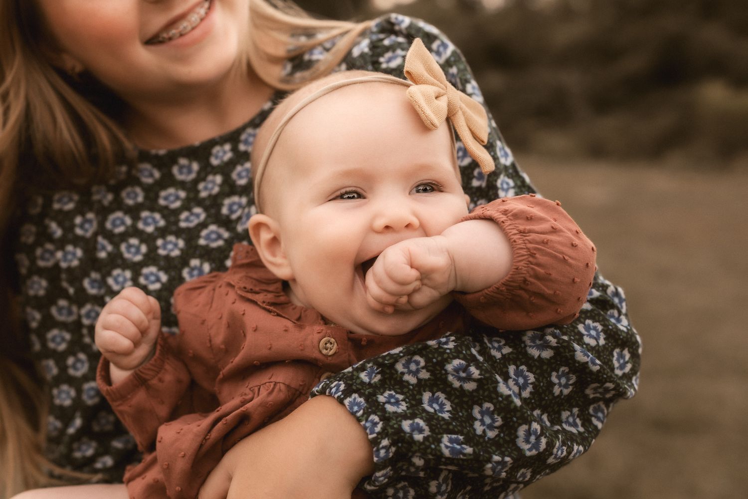 Outdoor family photography in Moore County, NC