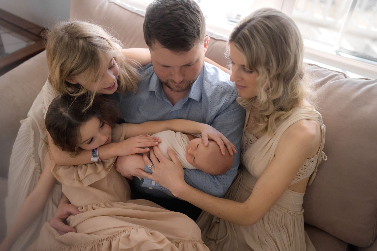 In-home newborn photography in Moore County, NC