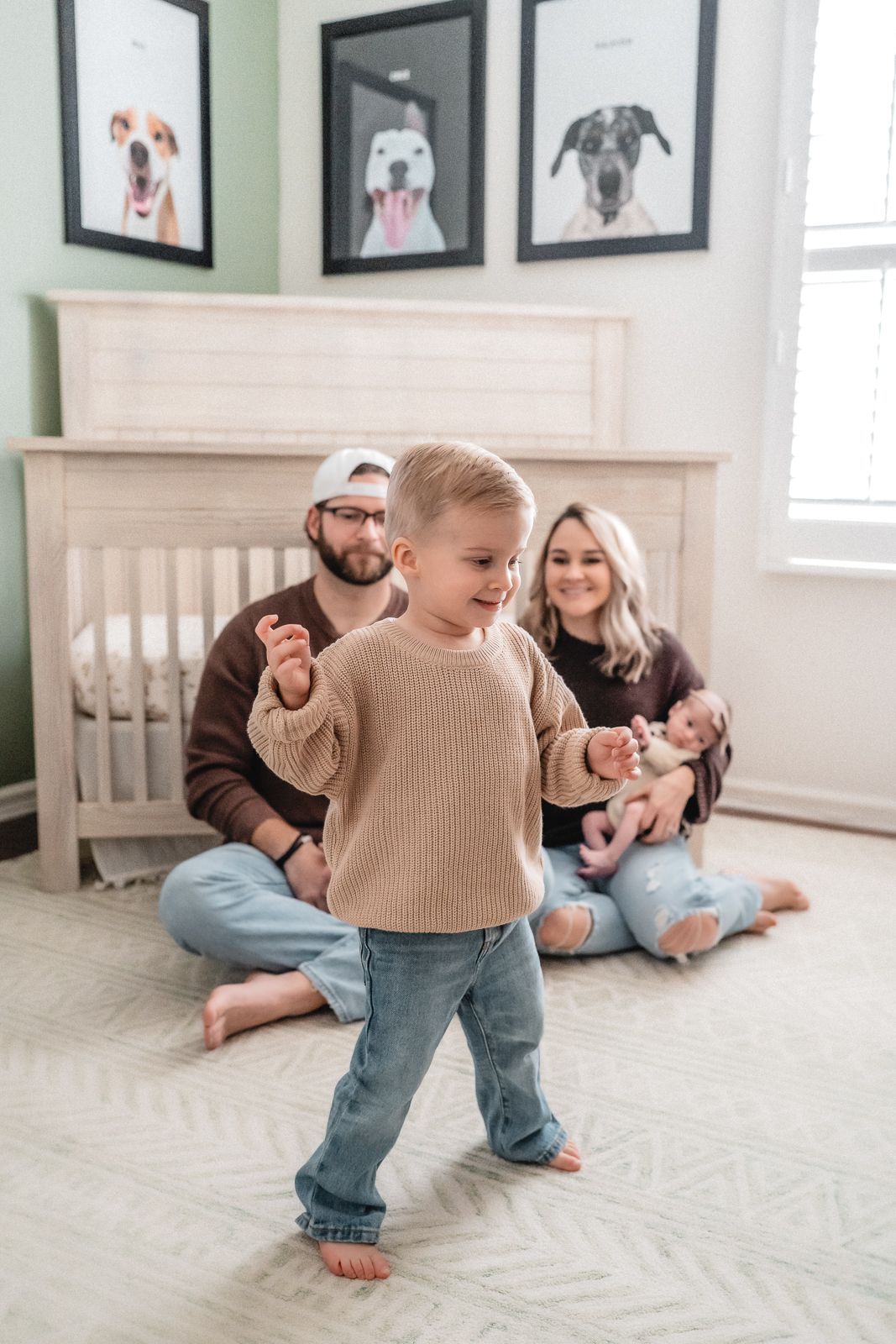 In-home newborn photography in Moore County, NC
