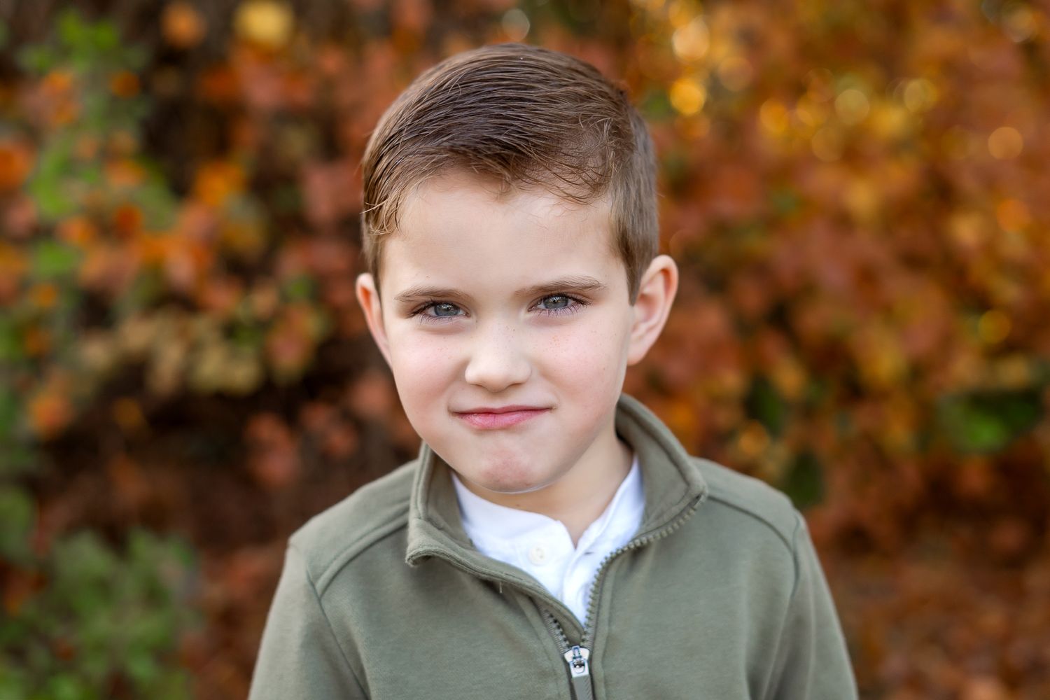 Outdoor preschool portraits in Moore County, NC