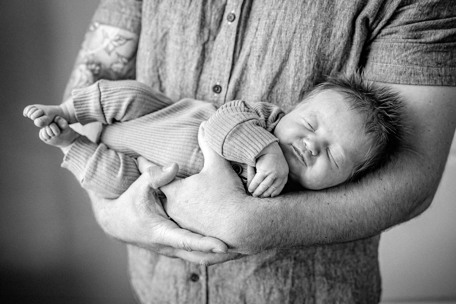 In-home newborn photography in Moore County, NC