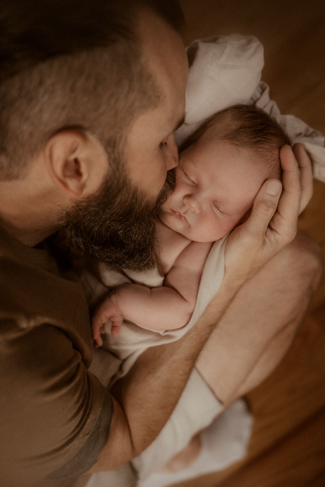 In-home newborn photography in Moore County, NC