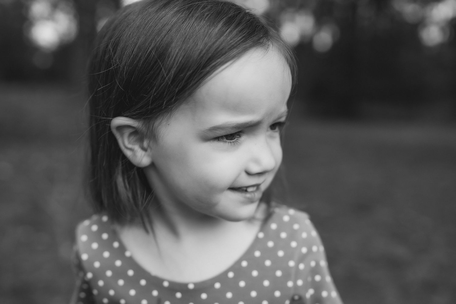 Outdoor preschool portraits in Moore County, NC