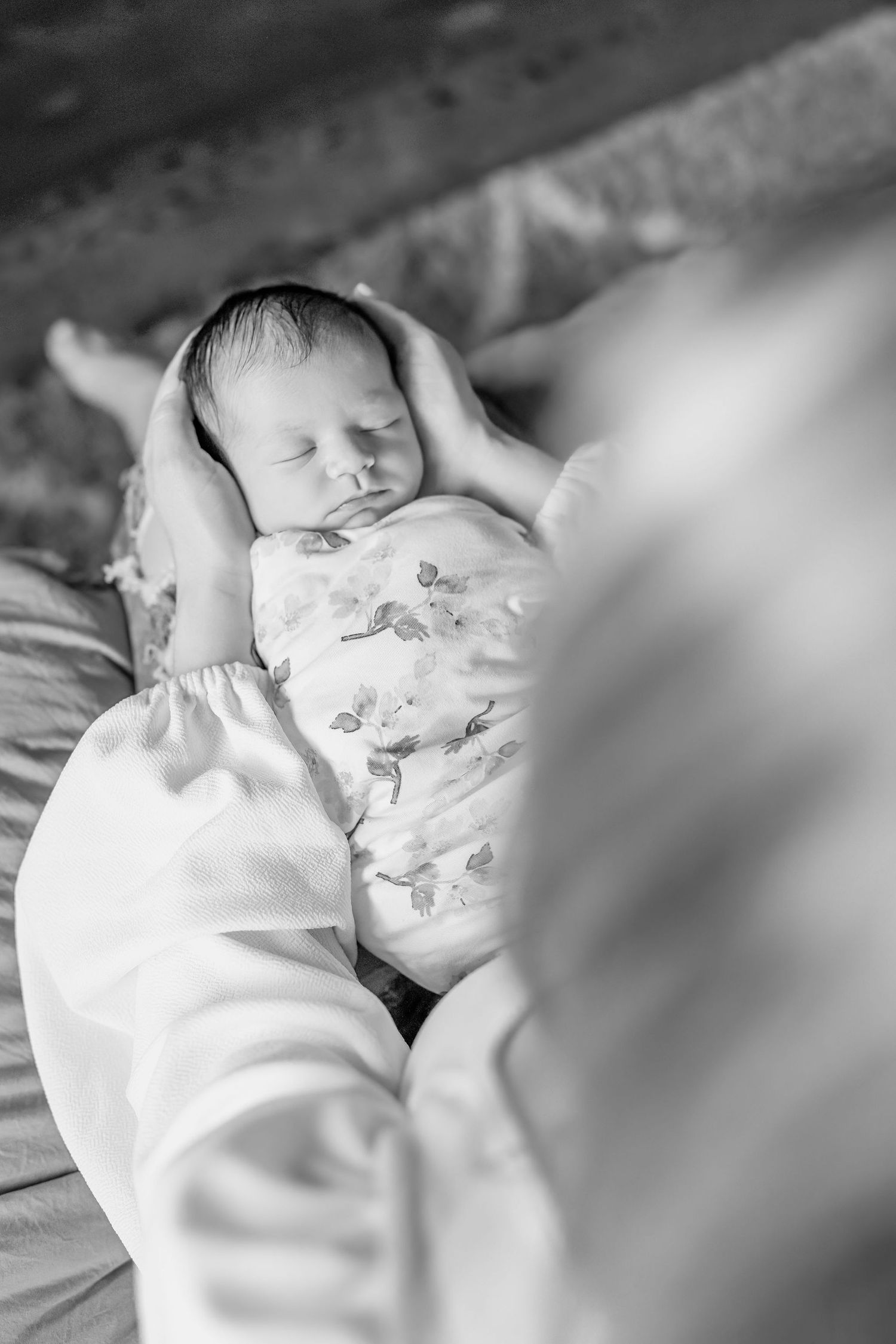 In-home newborn photography in Moore County, NC