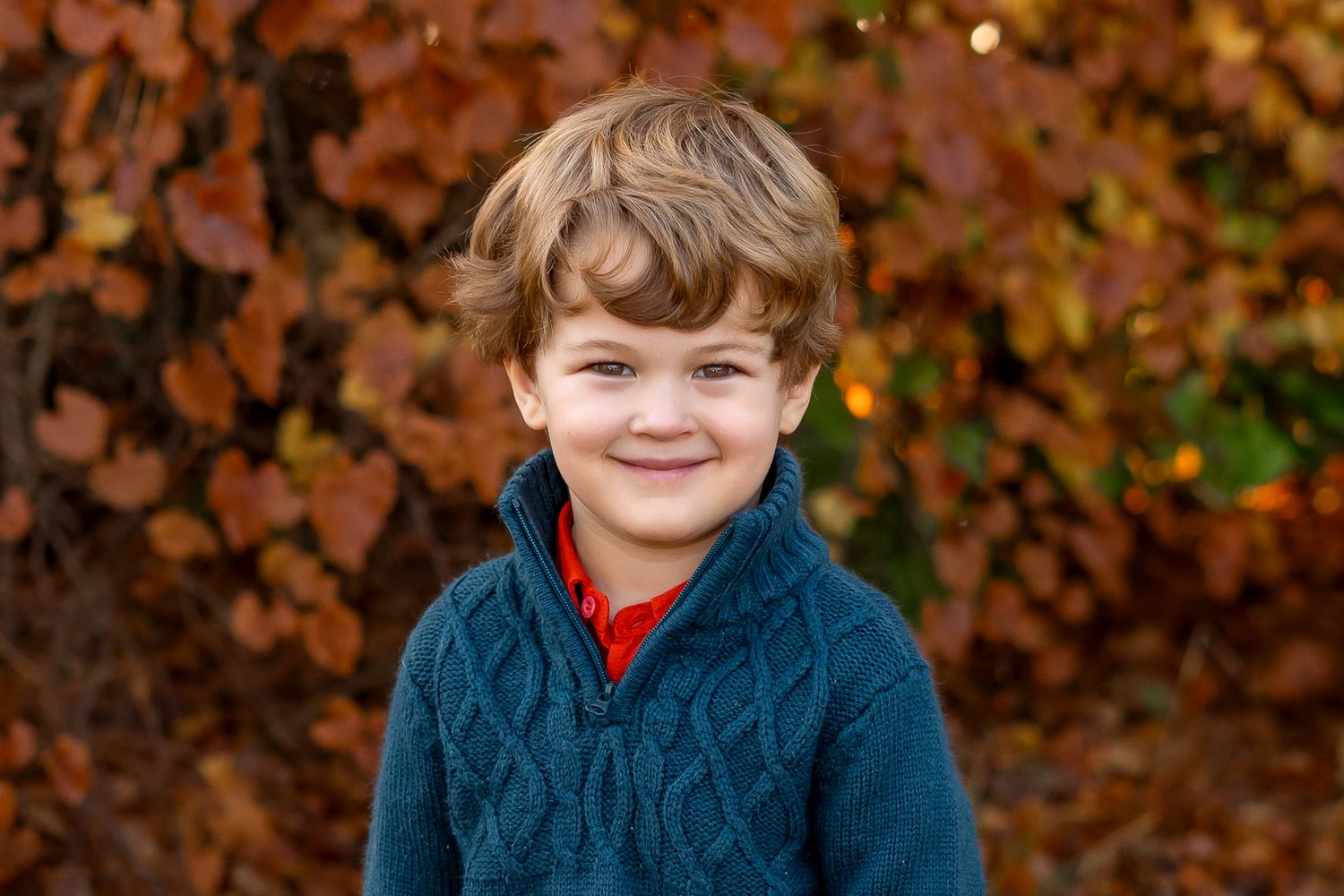 Outdoor preschool portraits in Moore County, NC