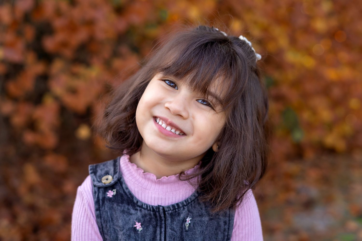 Outdoor preschool portraits in Moore County, NC