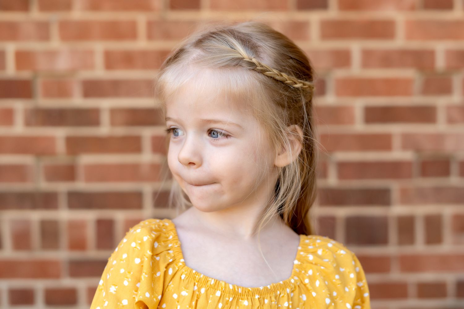 Outdoor preschool portraits in Moore County, NC