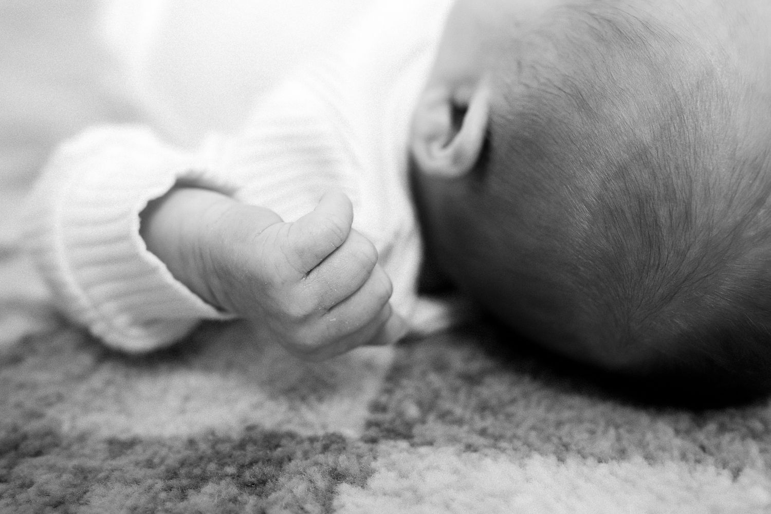 In-home newborn photography in Moore County, NC