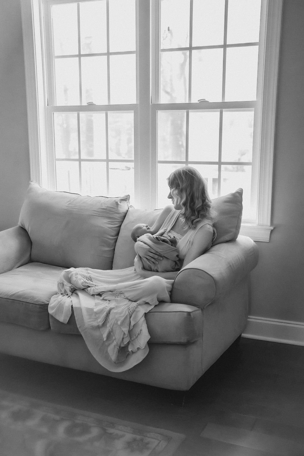 In-home newborn photography in Moore County, NC