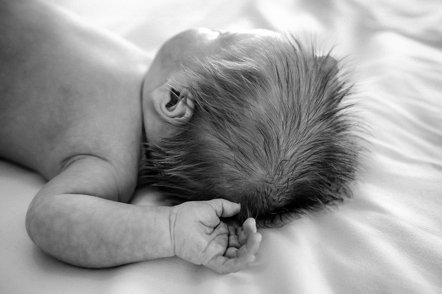 In-home newborn photography in Moore County, NC