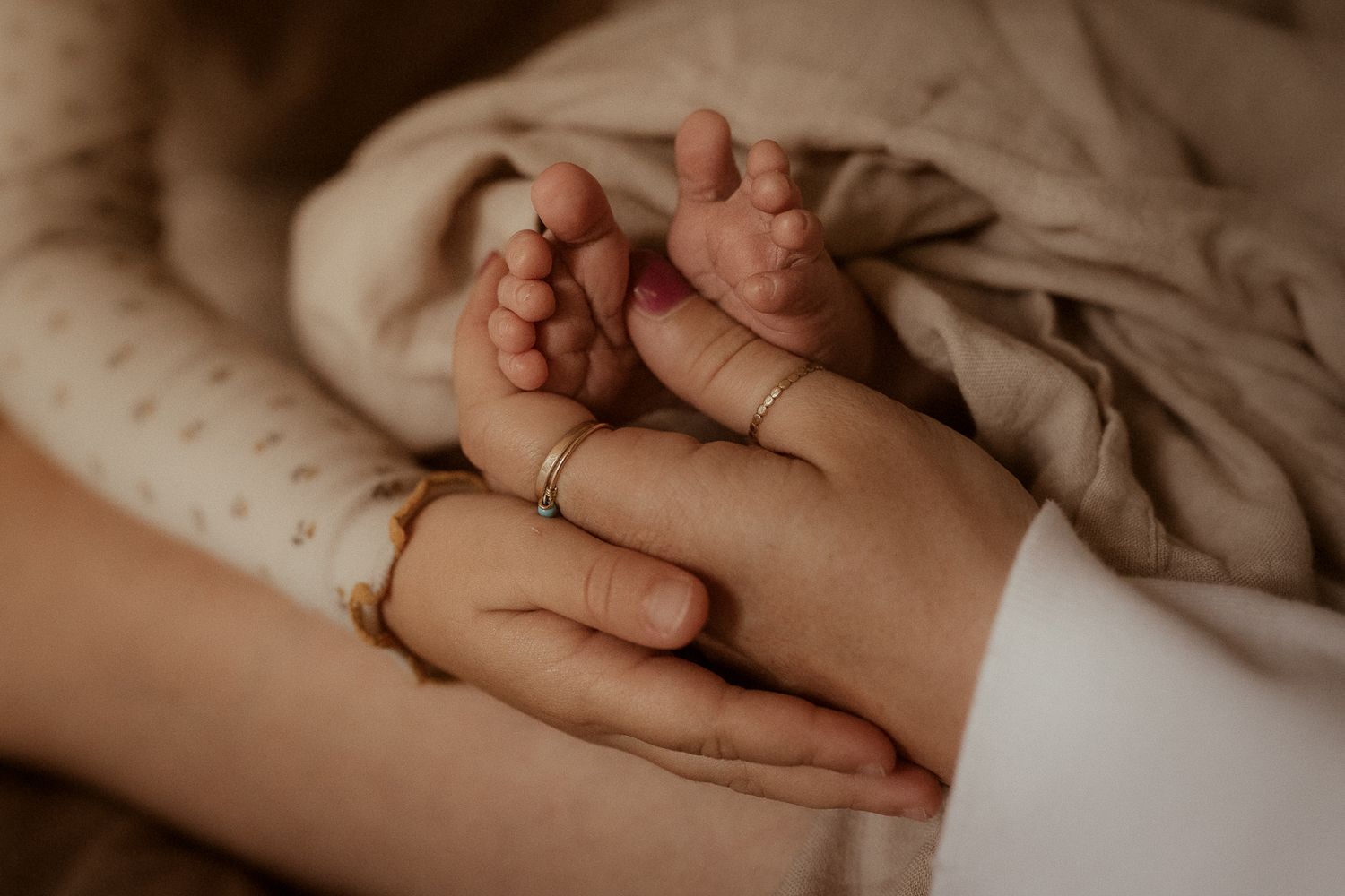 In-home newborn photography in Moore County, NC