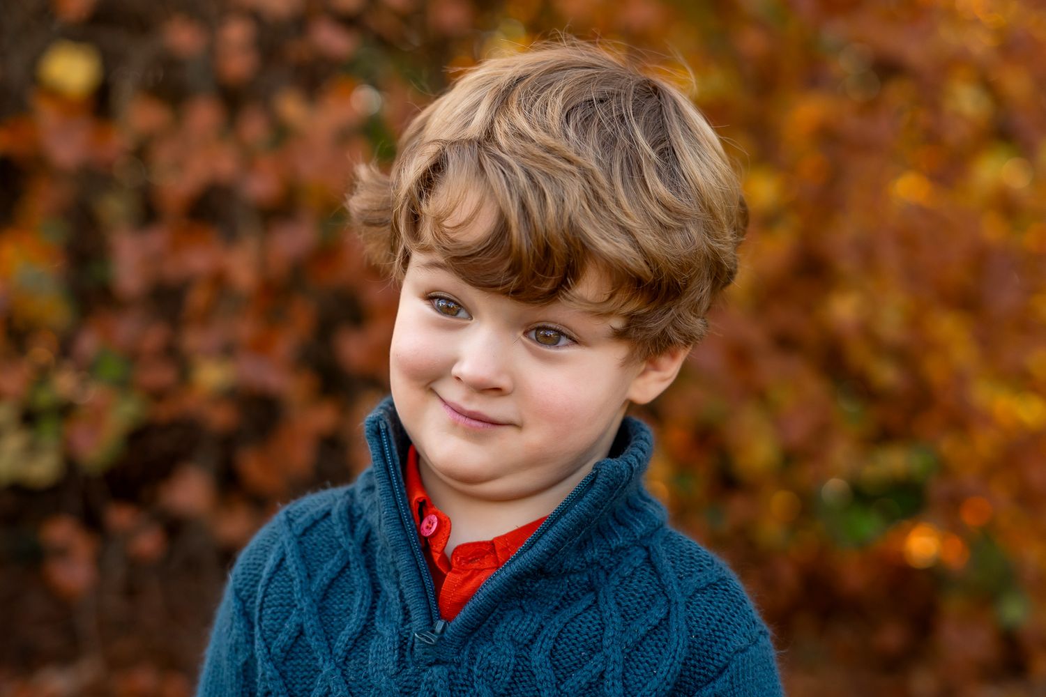 Outdoor preschool portraits in Moore County, NC