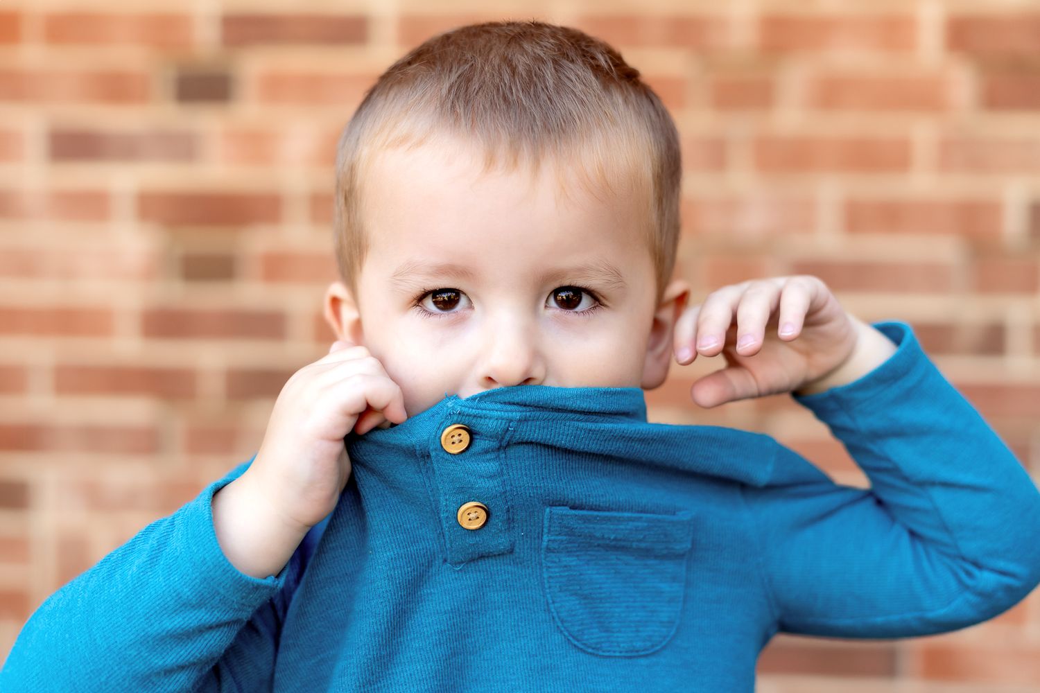 Outdoor preschool portraits in Moore County, NC