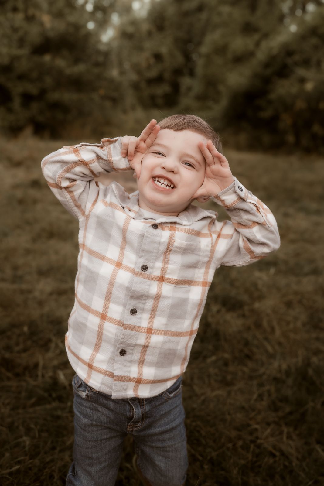 Outdoor family photography in Moore County, NC
