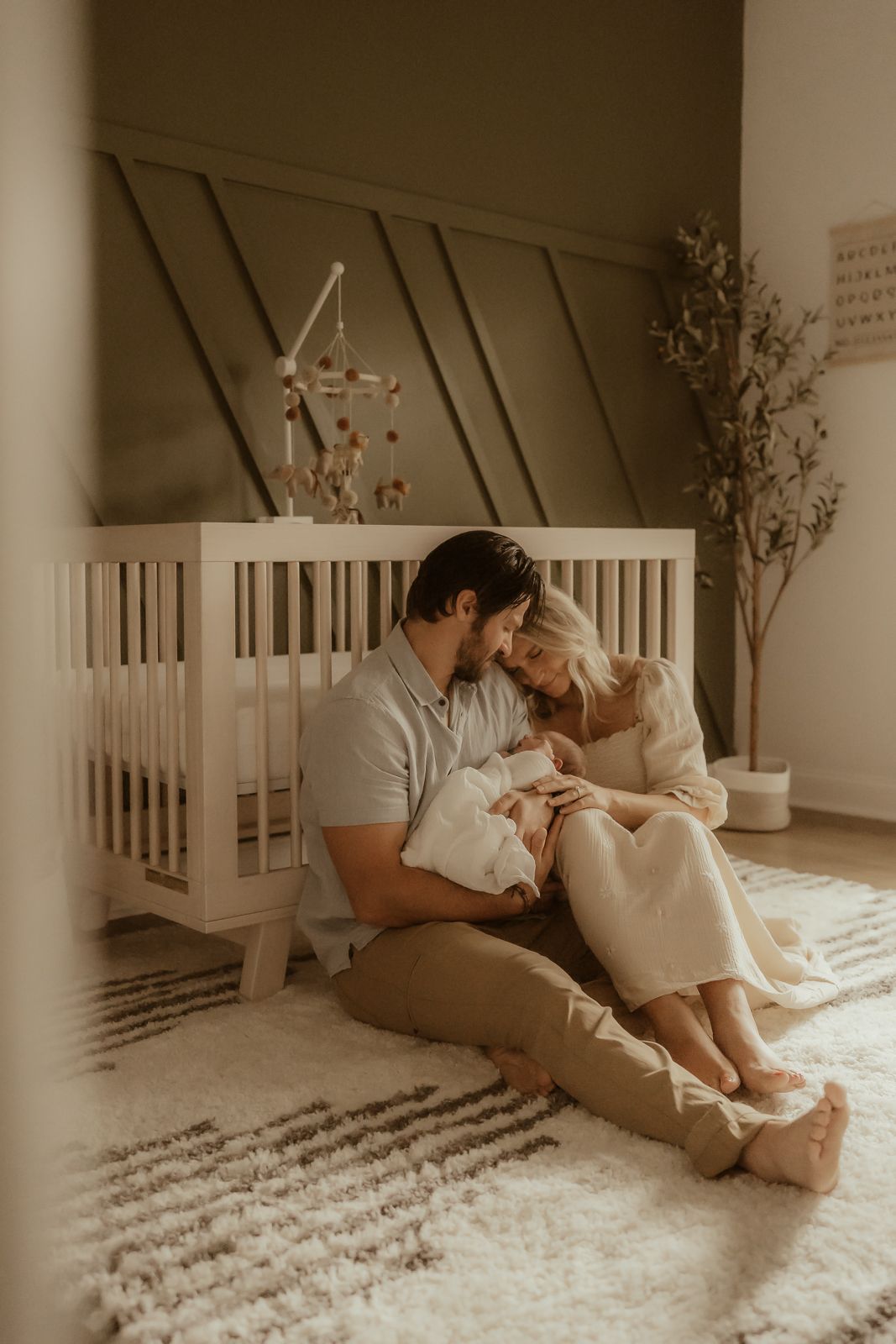 In-home newborn photography in Moore County, NC