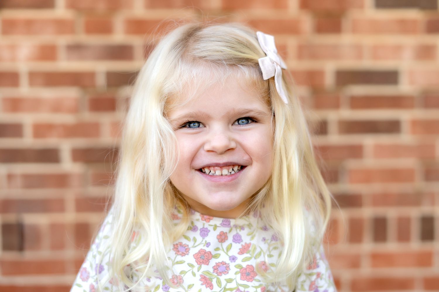 Outdoor preschool portraits in Moore County, NC