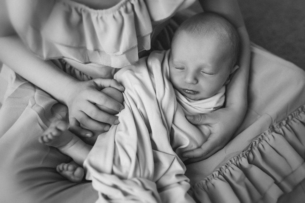 In-home newborn photography in Moore County, NC